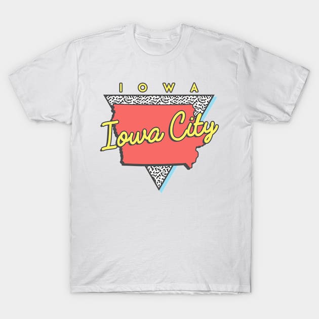 Iowa City Iowa Triangle T-Shirt by manifest